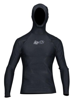 Iq-company UV 300 Hooded-Shirt LS iQ Black Man
